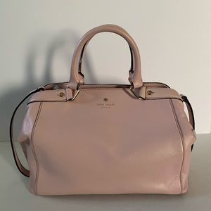 Kate Spade Medium Baby Pink Leather Handbag